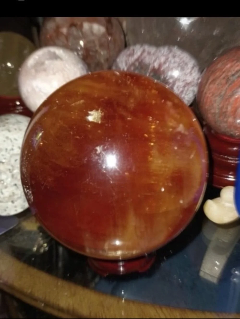 Golden Honey Calcite Sphere